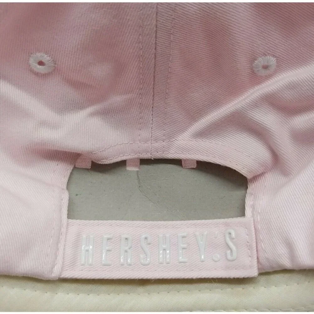 Hershey's Chocolate Brand Pink White Adjustable